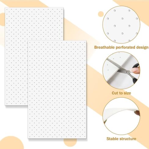 2 Pcs Thermoplastic Splint Sheet, 11.8 x 17.7 Inch Moldable Splint Material | Heat Soften Customizable White Polymer Sheet for Physical Therapy, Orthotic Brace Making in Kuwait