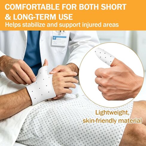 2 Pcs Thermoplastic Splint Sheet, 11.8 x 17.7 Inch Moldable Splint Material | Heat Soften Customizable White Polymer Sheet for Physical Therapy, Orthotic Brace Making in Kuwait
