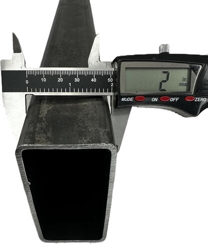 أنبوب فولاذي مستطيل مقاس 2 × 4 بوصة، سمك الجدار 1/8 بوصة (مقياس 11)، الطول 48 بوصة (4 أقدام)، فولاذ معتدل in Kuwait