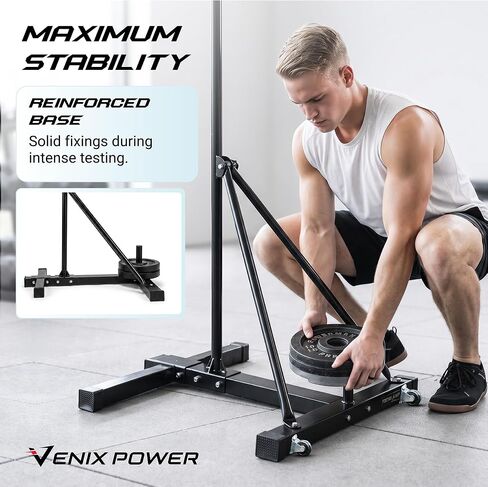 VENIX POWER® Patented Vertical Jump Tester & Trainer, Jumping Height Measurement Tool Equipment Pole for Training Practice Test, Volleyball Basketball Exercise Aid, High Higher Vertical Jump Box in Kuwait