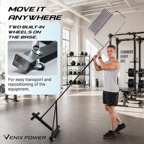 VENIX POWER® Patented Vertical Jump Tester & Trainer, Jumping Height Measurement Tool Equipment Pole for Training Practice Test, Volleyball Basketball Exercise Aid, High Higher Vertical Jump Box in Kuwait