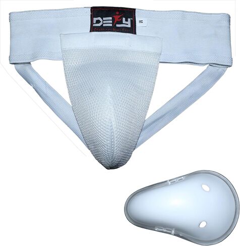 DEFY All Sports Men Groin Guards MMA Boxing Protector Martial Art Kick Boxing Muay Thai Cricket in Kuwait