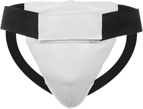 UPKOCH Youth Groin Protector Cup for Kids Boys 8-12, Athletic Boxing MMA Crotch Guard, Taekwondo Karate Sparring Gear Supporter with Adjustable Strap in Kuwait