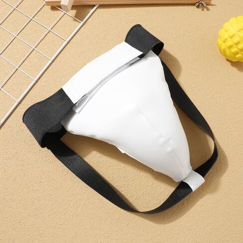 UPKOCH Youth Groin Protector Cup for Kids Boys 8-12, Athletic Boxing MMA Crotch Guard, Taekwondo Karate Sparring Gear Supporter with Adjustable Strap in Kuwait