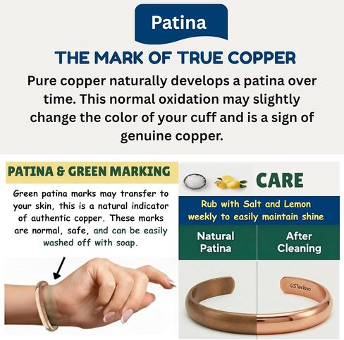Hand Forged 100% Pure Copper Bracelet. Made with Solid High Gauge Copper and Health benefits. Enhance your well-being in style… in Saudi Arabia
