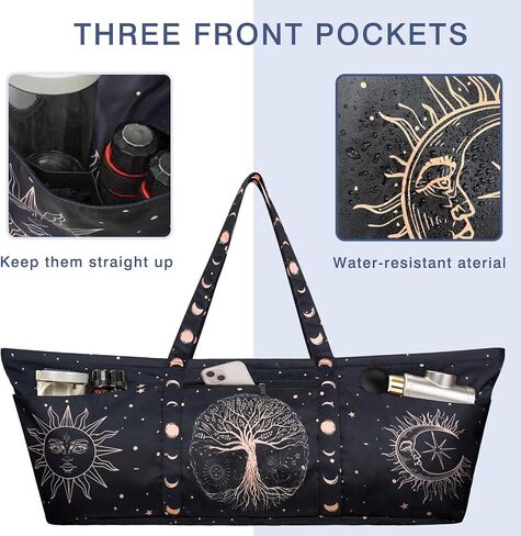 Yoga Mat Bag Yoga Mat Carrier with Shoes Compartment & Wet Pocket Pilates Bag with Zipper Pockets & Yoga Mat Holder Strap Yoga Bags and Carriers Fits All Your Stuff in Kuwait