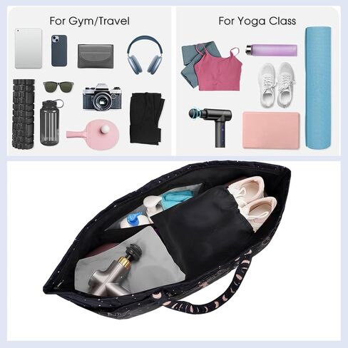Yoga Mat Bag Yoga Mat Carrier with Shoes Compartment & Wet Pocket Pilates Bag with Zipper Pockets & Yoga Mat Holder Strap Yoga Bags and Carriers Fits All Your Stuff in Kuwait