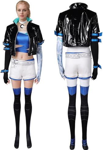 زي لونا سنو تأثيري Seol Hee Costume Women Women Superhito Outfits Full Set Cloween Carnival Outfits in Kuwait