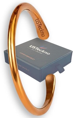 Hand Forged 100% Pure Copper Bracelet. Made with Solid High Gauge Copper and Health benefits. Enhance your well-being in style… in Saudi Arabia