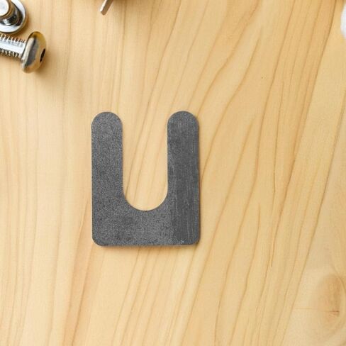 Baluue 2pcs U-Shaped Car Lift Leveling Shims Metal Adjustment Pads for Hydraulic Jack Foundation Support Auto Elevator Spacer Grey in Kuwait