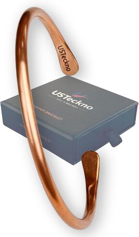 Hand Forged 100% Pure Copper Bracelet. Made with Solid High Gauge Copper and Health benefits. Enhance your well-being in style… in Saudi Arabia