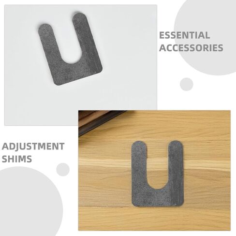 Homoyoyo 2pcs U-Shaped Metal Shims for Vehicle Lift Leveling, Height Adjustment Accessories for Car Lift, Automotive Leveling Wedges, Sturdy Precision Repair Tools in Kuwait
