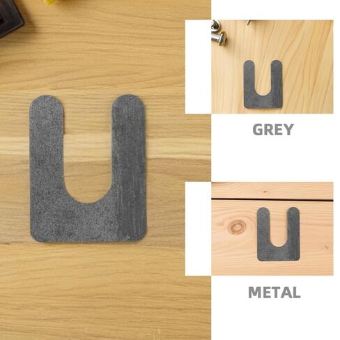 Homoyoyo 2pcs U-Shaped Metal Shims for Vehicle Lift Leveling, Height Adjustment Accessories for Car Lift, Automotive Leveling Wedges, Sturdy Precision Repair Tools in Kuwait