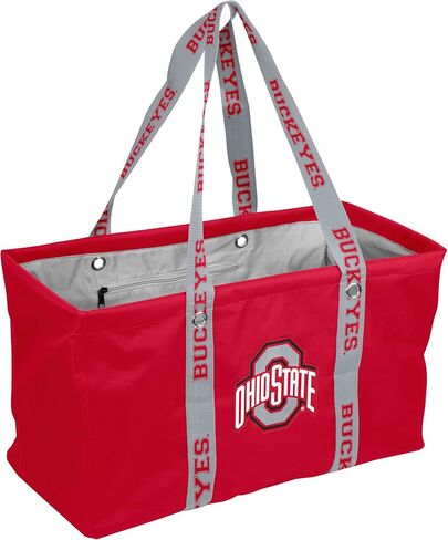 FANMATS NCAA Alabama Crimson Tide Large Picnic Caddy Tote Bag — Digital Printed Straps | Polyester | Collapsible Design | Team Color in Kuwait