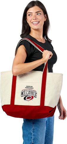 Northwest NHL Carolina Hurricanes 2026 Stanley Cup Finals Champs Tote Bag, 15x21 inches in Saudi Arabia