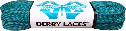 Derby Laces Teal 72 Inch Waxed Skate Lace for Roller Derby, Hockey and Ice Skates, and Boots in Kuwait