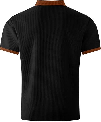 Mens Shirts Summer V Neck Short Sleeve Tops with Chest Pocket Lightweight Breathable Lounge Shirts for Vacation in Kuwait