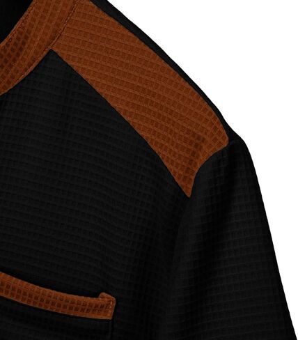 Mens Shirts Summer V Neck Short Sleeve Tops with Chest Pocket Lightweight Breathable Lounge Shirts for Vacation in Kuwait