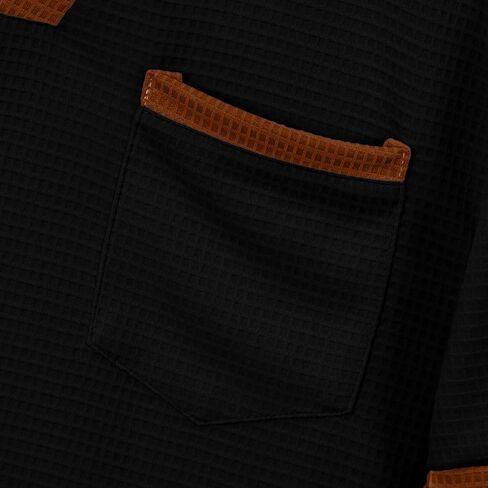 Mens Shirts Summer V Neck Short Sleeve Tops with Chest Pocket Lightweight Breathable Lounge Shirts for Vacation in Kuwait