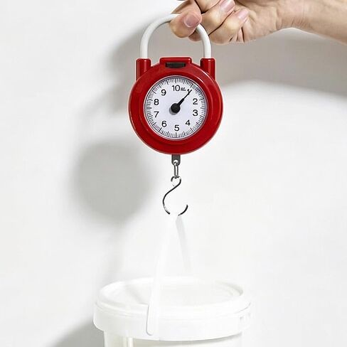 2 Pack 10kg/22lbs Hanging Mechanical Scale Analog Handheld Spring Weight Scales with Hooks Portable Mini Weighing Tool Set Food Scale for Grocery Shopping Luggage Fishing Home Kitchen Use in Kuwait