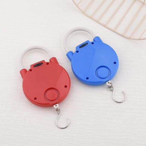 2 Pack 10kg/22lbs Hanging Mechanical Scale Analog Handheld Spring Weight Scales with Hooks Portable Mini Weighing Tool Set Food Scale for Grocery Shopping Luggage Fishing Home Kitchen Use in Kuwait