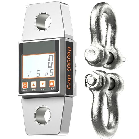 11000lb/5000kg Digital Crane Scale, High Accuracy Hanging Scale, Heavy Duty Electronic Scale LCD Display, Shackle, Kilograms and Pounds Display in Kuwait