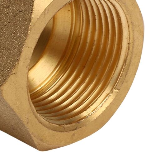HVAC Maintenance 3/8Inch Flare Tube Nut, Thickened 3/8Inch Brass Flare Nut, 10Pcs Flare Tube Fitting Brass 3/8in Nut Air Conditioning Copper Pipe Tube Extension Butt in Kuwait