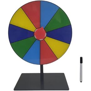 Tabletop Carnival Rotating Game Roulette Board Editable Erasable Surface Steel Structure Reusable Writing Function Stable Assembly in Kuwait