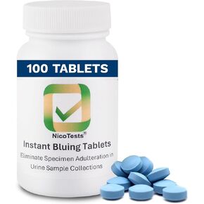 Instant Bluing Tablets – Toilet Tank Dye Tablets for Leak Detection & Sample Integrity – Fast Dissolving, Residue Free – 100 Count in Kuwait
