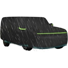 Car Cover, 210T Waterproof Car Covers ，Compatible for Hummer H2 SUV 2002-2009 All Weather with Zipper Door Snow Rain Dust Hail Protection,Weather Proof in Saudi Arabia