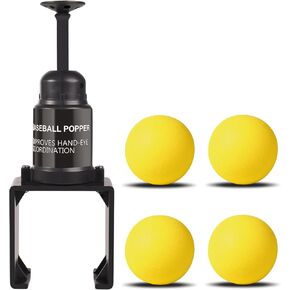 Softball Training Pop | Baseball Pop for Hitting Without a Pitcher(Compatible with Practice Wiffle Balls, 4 Softballs Included) in Saudi Arabia