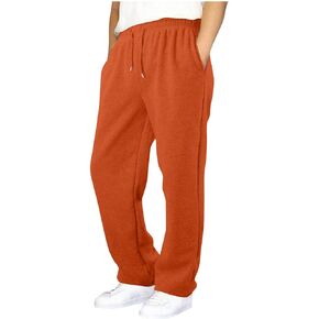 Boys Fleece Sweatpants Open Bottom Joggers Drawstring Elastic Waist Pockets | training pants for boys, boys sweatpants in Saudi Arabia