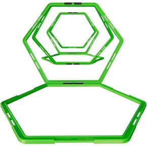 Power Systems Hex Agility Rings, Ladder, Hurdle Set All in One - Use Indoors or Outdoors for Speed & Skill Training in Saudi Arabia