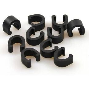 10 Pcs/lot C-buckle Clasps Housing Hose Guide for Brake Cable/derailleur Hub Bike Shift Line C-clips Clamps for Bike Road Bicycle in Saudi Arabia