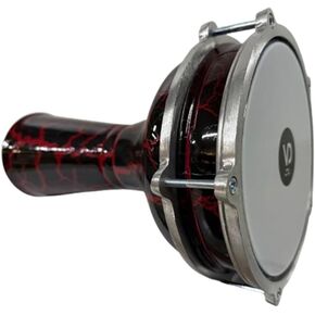 Vatan Darbuka Drum #5 Size Crackle Painted Black and Red Patterned Professional Percussion in Saudi Arabia
