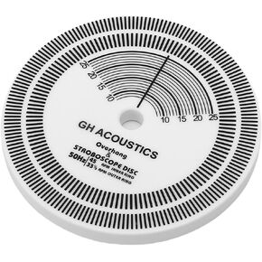 Yoidesu HiFi القرص الدوار ستروب حصيرة، PVC ستروبوسكوب للكشف عن سرعة الدوران، أدلة المحاذاة لمعايرة مشغل التسجيل، أداة معايرة RPM القرص الدوار in Kuwait