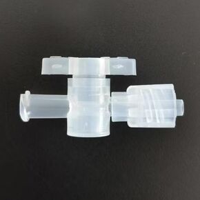 100PCS Two-Way Male to Female Stopcock - Durable PP Lock Connectors for Fluid Transfer and Printing Applications(Clear) in Saudi Arabia