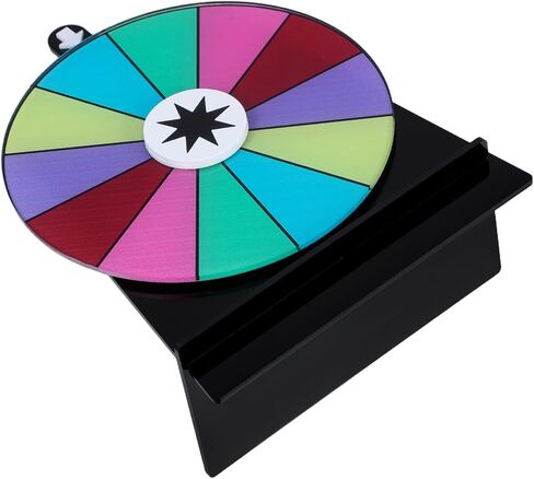 SHINEOFI Acrylic Lucky Draw Wheel with Erasable Design and Attractive Appearance Spinning Prize Wheel for Weddings and Gatherings for Fun Activities in Kuwait