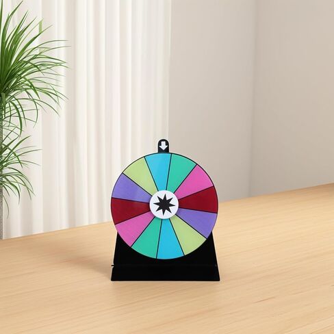 SHINEOFI Acrylic Lucky Draw Wheel with Erasable Design and Attractive Appearance Spinning Prize Wheel for Weddings and Gatherings for Fun Activities in Kuwait