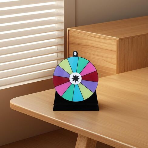 SHINEOFI Acrylic Lucky Draw Wheel with Erasable Design and Attractive Appearance Spinning Prize Wheel for Weddings and Gatherings for Fun Activities in Kuwait