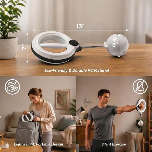 Infinity Hoop Arms, 360 Rotating Wrist Forearm Trainer for Exercise, Arm Infinity Hoop for Shoulder & Chest, Home Workout Equipment in Kuwait