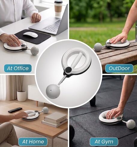 Infinity Hoop Arms, 360 Rotating Wrist Forearm Trainer for Exercise, Arm Infinity Hoop for Shoulder & Chest, Home Workout Equipment in Kuwait