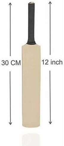 Miniature Cricket Bat for Autograph and Gift Purpose, Natural Wood, 12 Inch, Pack of 1 in Kuwait