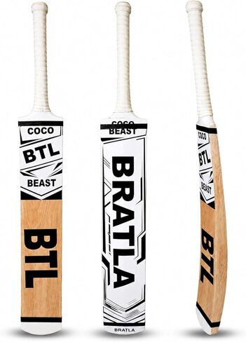 Cricket Bat for Tape Ball & Tennis Ball Cricket – Coconut Wood (Coco) Full Size Durable Power Cricket Bat for Advanced Performance – BTL Coco Beast Adult in Kuwait