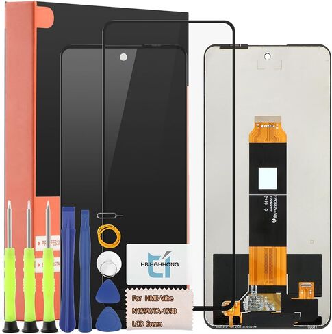 6.56 Inches for HMD Vibe Screen Replacement for HMD Vibe N159V/TA-1590 LCD Display Touch Screen Digitizer Assembly with Repair Tools (Black) in Kuwait