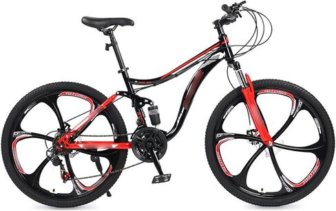 Bike Folding Bicycle Shock Absorption Disc Brake Variable Speed Soft Tail Mountain Bike Road Bikes Racing in Saudi Arabia