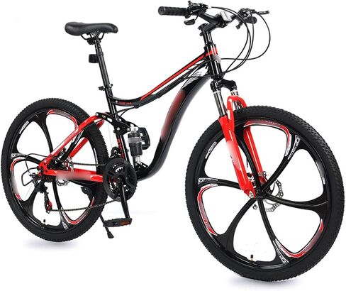Bike Folding Bicycle Shock Absorption Disc Brake Variable Speed Soft Tail Mountain Bike Road Bikes Racing in Saudi Arabia