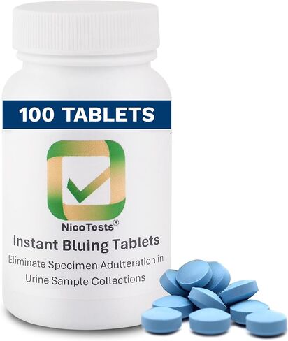 Instant Bluing Tablets – Toilet Tank Dye Tablets for Leak Detection & Sample Integrity – Fast Dissolving, Residue Free – 100 Count in Kuwait