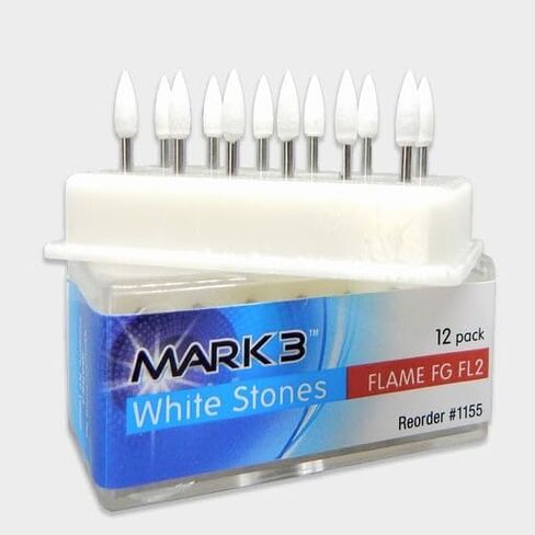 Mark3 1155 أحجار تشطيب الأسنان البيضاء لهب FG FL2 12/Pk in Kuwait
