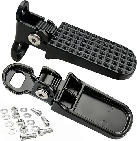 Ebike Pegs for Ridstar Q20 with Mounting Bolts | Aluminium Alloy Non-Slip Foot Pegs with Lectric E-Bike Dirt Bike Mountain Bike Motorcycle Scooter in Kuwait